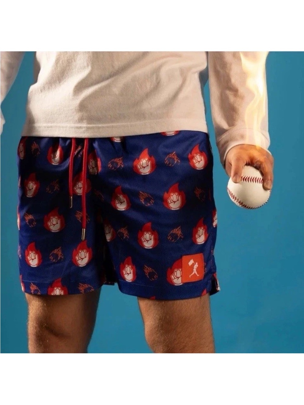 Flame Thrower Diamond Air Mesh Shorts Baseballism Men’s L Athleisure Baseball
